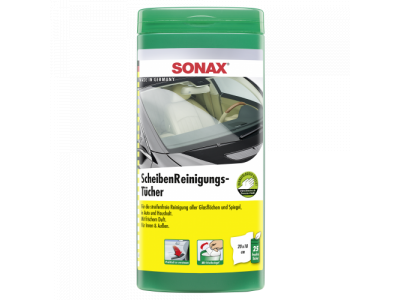 Салфетки для очистки стекол в тубе от SONAX Салфетки для очистки стекол в тубе