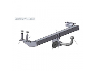 Фаркоп на Toyota RAV4 SUV 2000-2006гг. от AvtoS Фаркоп на Toyota RAV4 SUV 2000-2006гг.
