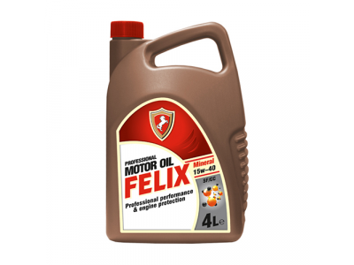 Масло мот. FELIX Mineral 15W40 мин. 4л SF/CC от Felix Масло мот. FELIX Mineral 15W40 мин. 4л SF/CC