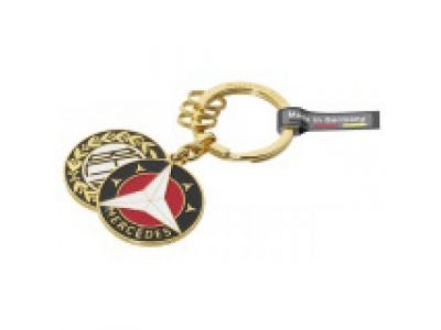 Брелок Mercedes-Benz Key Ring, Sindelfingen, Gold, Brass, артикул B66041523 от Mercedes Брелок Mercedes-Benz Key Ring, Sindelfingen, Gold, Brass, артикул B66041523