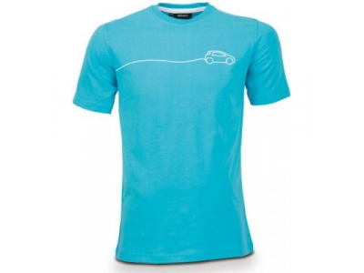 Футболка Renault Zoe T-shirt Blue, артикул 7711574496 от Renault Футболка Renault Zoe T-shirt Blue, артикул 7711574496