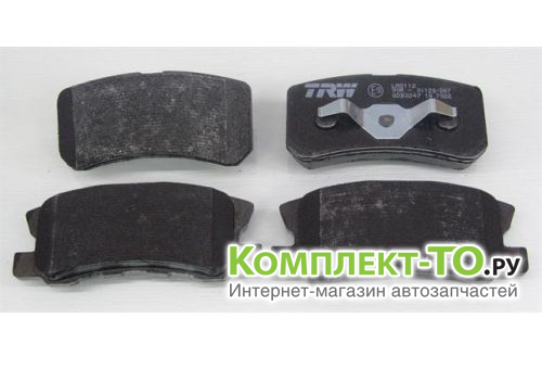 Колодки задние TRW 3.0, 3.2 diz, 3.8 - 3 двери для MITSUBISHI PAJERO 4 GDB3247